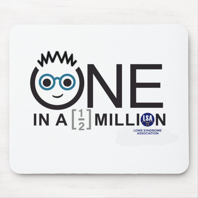 Ein in einer halben Million Logo - Maus-Pad Mousepad (Vorne)