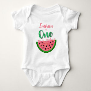 Ein in einer Melone, Wassermelone onsie, Baby Strampler