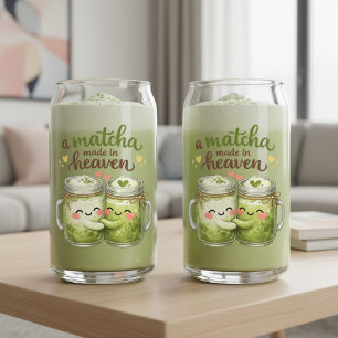 Ein in Himmel gemachtes Matcha Süß Lustiger Wortwi Dosenglas