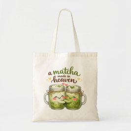 Ein in Himmel gemachtes Matcha Süßer Lustiger Wort Tragetasche