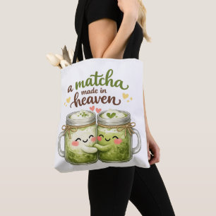 Ein in Himmel geschmiedetes Matcha süßer lustiger