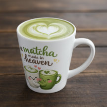 Ein in Himmel geschmiedetes Matcha süßer lustiger