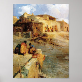 Ein indischer Pueblo Laguna New Mexico - 1906 Poster