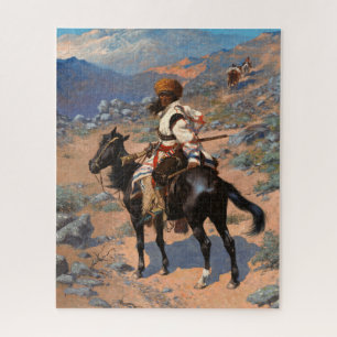 Ein indischer Trapper von Frederic Remington Puzzle