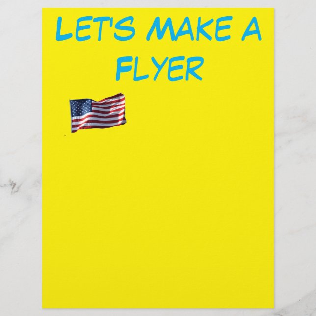 Ein individuelles Flugblatt Flyer (Vorne)