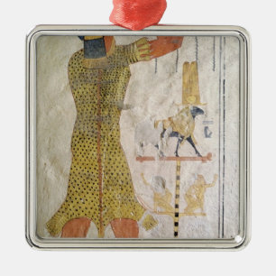 Ein Inmutef Priester, der ein Angebot macht Ornament Aus Metall