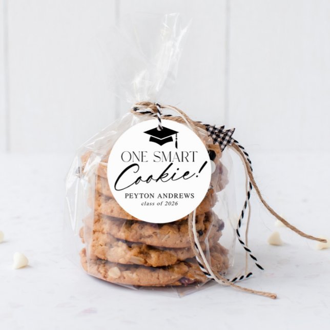 Ein intelligentes Cookie-Abschlusslabel Runder Aufkleber (Von Creator hochgeladen)