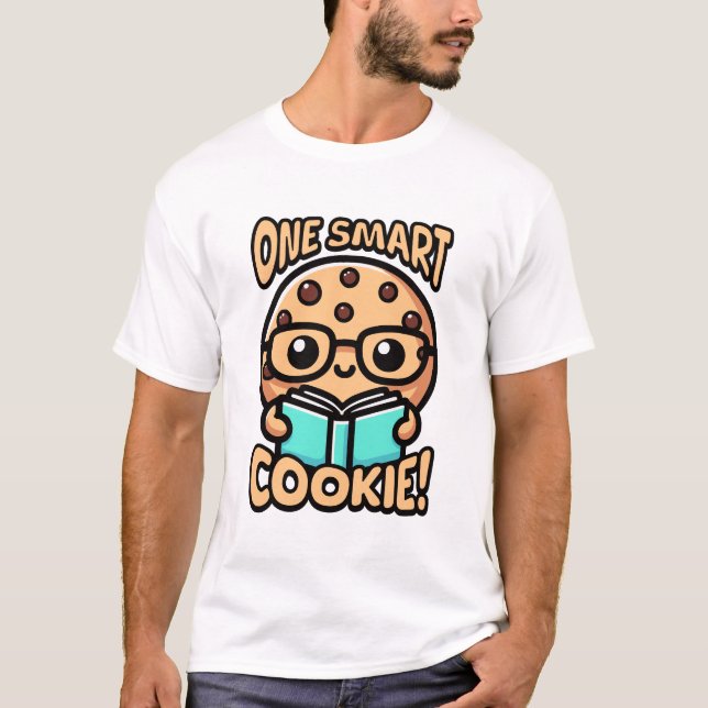 Ein intelligentes Cookie! Niedlicher Kekspuffer T-Shirt (Vorderseite)