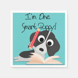 Ein intelligentes Puppy Serviette