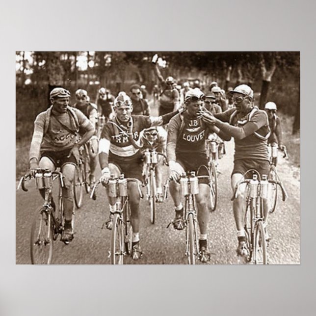 EIN INTIMATE PORTRAIT DER TOUR DE FRANCE IN DEN 20 POSTER (Vorne)