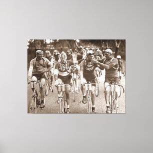 EIN INTIMES PORTRÄT DER TOUR DE FRANCE AUS DEN 192 LEINWANDDRUCK