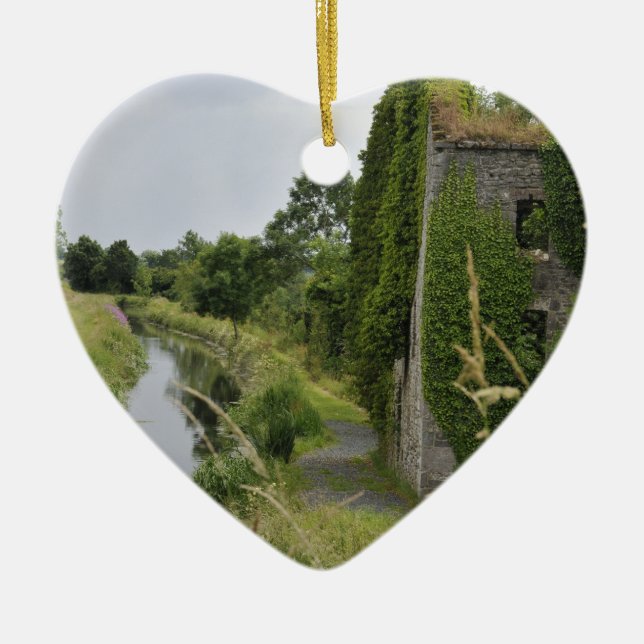 Ein irischer Kanal Keramikornament (Vorne)