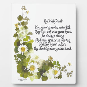 Ein irischer Toast Fotoplatte