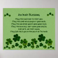 Ein Irish Sessing / Kleeblatts Poster