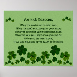 Ein Irish Sessing / Kleeblatts Poster