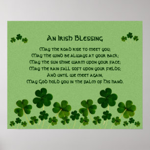 Ein Irish Sessing / Kleeblatts Poster