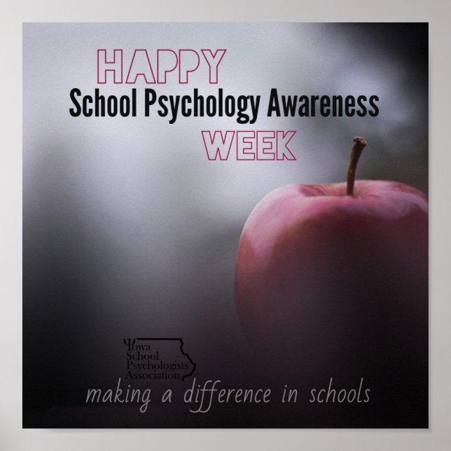 Ein ISPA School Psychology Weor Doster Poster (Vorne)