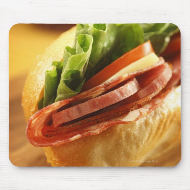 Ein italienisches Untersandwich mit Mousepad (Vorne)