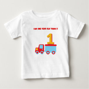 Ein Jahr altes Shirt Happy Birthday