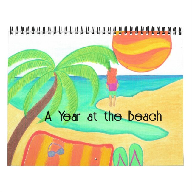Ein Jahr am Strandkalender Kalender (Titelbild)