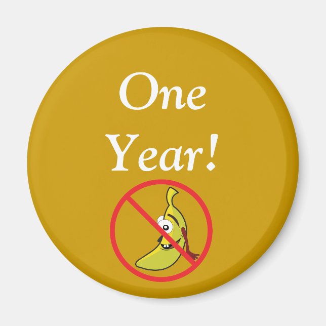 Ein Jahr Bananahead Free Magnet (Vorne)