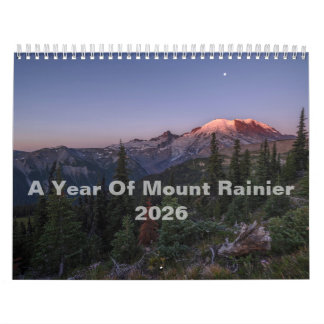 Ein Jahr Berg Rainier 2026 Mauerkalender Kalender
