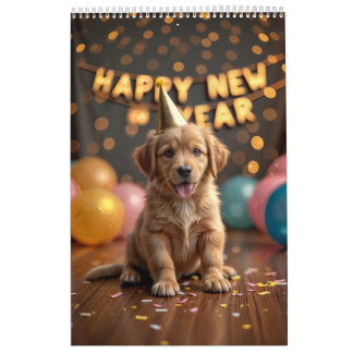Ein Jahr der Adorable Hunde Kalender
