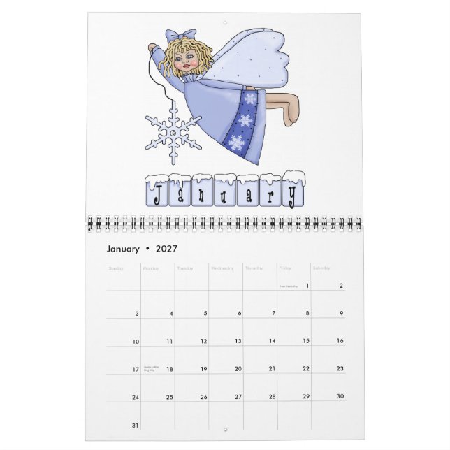 Ein Jahr der Engel Kalender (Jan 2027)