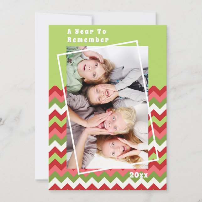 Ein Jahr der Erinnerung an das Zickzack Weihnachts (Vorderseite)