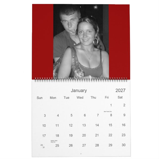 Ein Jahr der Erinnerungen... Kalender (Jan 2027)