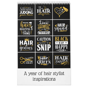 Ein Jahr der Haarstylist-Inspirationen Kalender