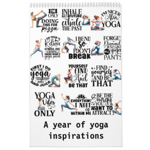 Ein Jahr der Yoga-Inspiration Kalender