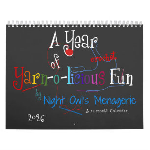 Ein Jahr des mondänen Crochet-Vergnügens Kalender