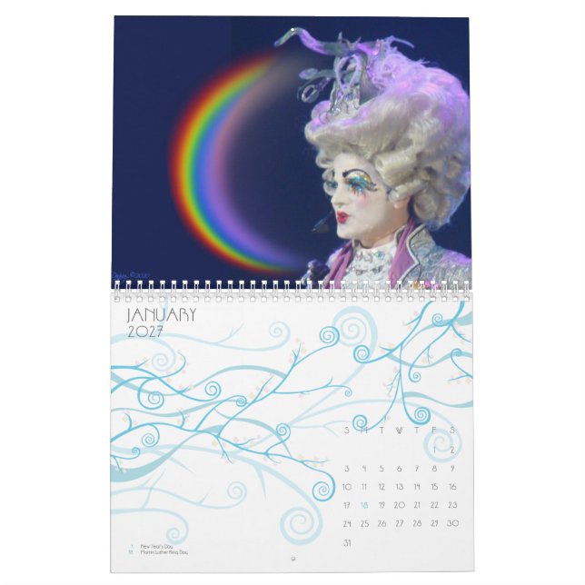 Ein Jahr des Unsinnes! Kalender (Jan 2027)