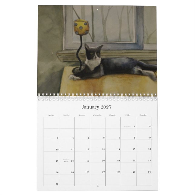Ein Jahr im Aquarell - Kalender 2010 (Jan 2027)