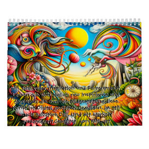 Ein Jahr in Farbenpracht Kalender