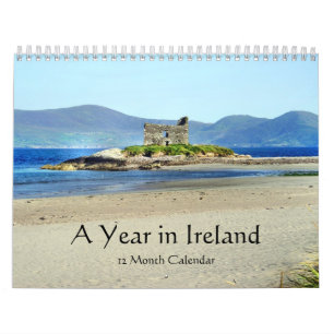 Ein Jahr in Irland-Kalender - fertigen Sie Jahr Kalender