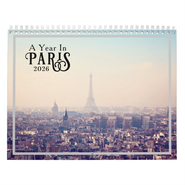 Ein Jahr in Paris 2026 Kalender (Titelbild)