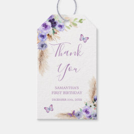 Ein Jahr Schmetterling Geburtstag Danke Geschenkanhänger