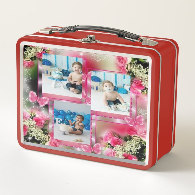 Ein Jahr Spaß: Personalisiertes Foto Lunchbox für  (Vorderseite)