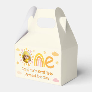 Ein Jahr um das Geburtstags-Foto der Sonne Geschenkschachtel