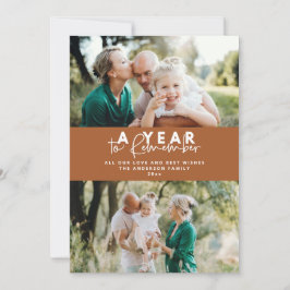 Ein Jahr, um sich an moderne minimale Multi-Foto e