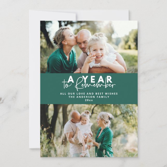 Ein Jahr, um sich an moderne minimale Multi-Foto e (Vorderseite)