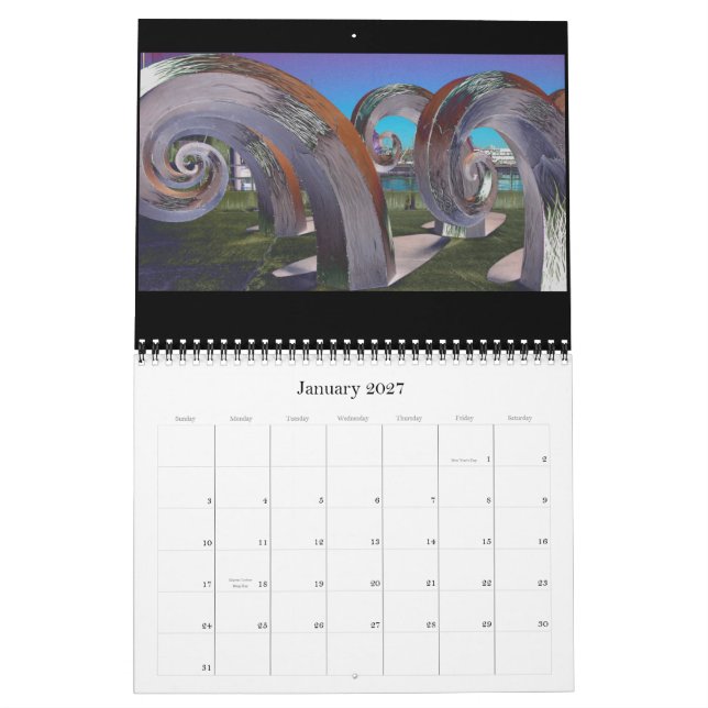 Ein Jahr von Bildern Kalender (Jan 2027)