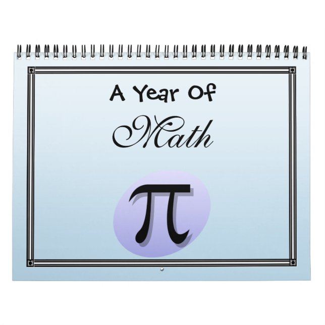 Ein Jahr von Mathe Kalender (Titelbild)