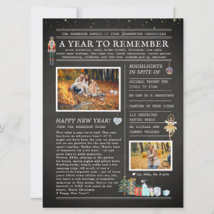 Ein Jahr zum Erinnern Familien-Weihnachtsflyer