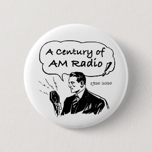 Ein Jahrhundert AM-Radio-Übertragung Button