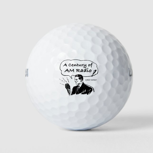 Ein Jahrhundert Radio Golfball (Vorderseite)