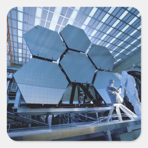 Ein James Webb Space Telescope-Array Quadratischer Aufkleber