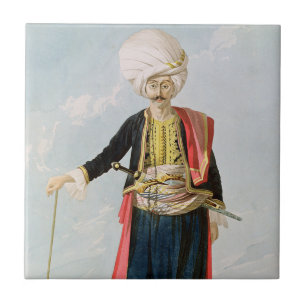 Ein Janitschar, circa 1823 Fliese